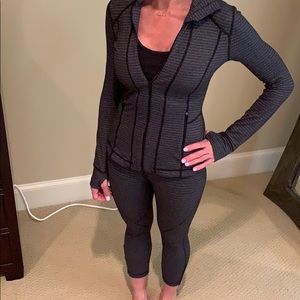 Jacket and leggings combo.